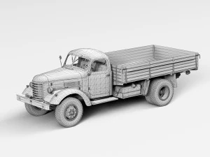 Truck Zil 164 3D Model