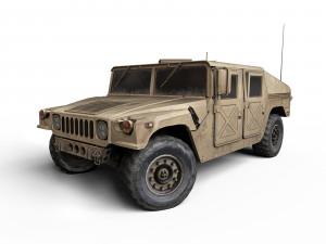 Humvee Military 3D Model
