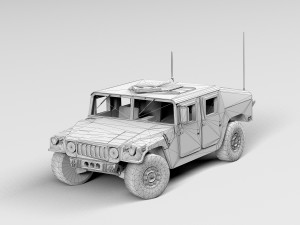 Humvee Military 3D 모델
