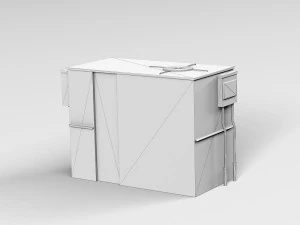 Промисловий трансформатор 3D Модель