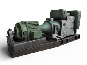 Industrial generator 3D Model