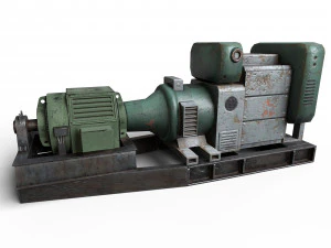 Generatore industriale Modello 3D