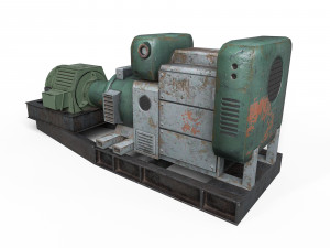 Industrial generator 3D 模型