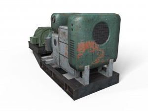 Industrial generator 3D 模型