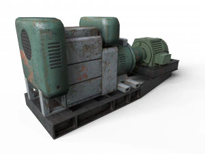 Generatore industriale Modello 3D