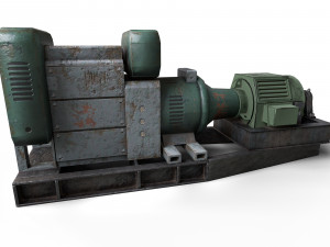 Industrial generator 3D 模型
