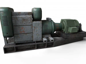 Generatore industriale Modello 3D