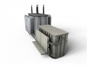 Industrial Transformers 3D-Modell