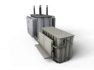 産業用変圧器 3Dモデル