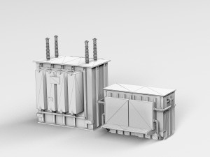 Industrial Transformers 3D-Modell