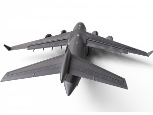 Boeing C17 Globemaster III Transport Aircraft 3D मॉडल