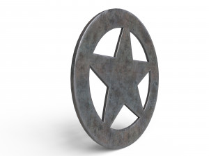 Sheriff Badge 3D 模型