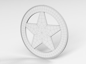Sheriff Badge 3D 模型