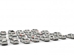 Large collection of 26 low poly cars Modello 3D