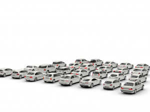 Large collection of 26 low poly cars Modello 3D