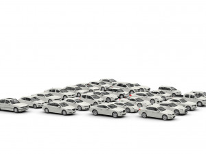Large collection of 26 low poly cars Modello 3D