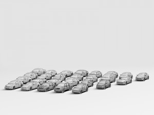 Large collection of 26 low poly cars Modello 3D
