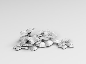 Cartoon Flowers 3D Модель
