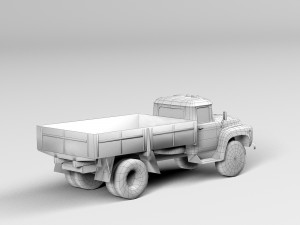 Truck Zil 130 3D Model