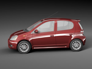 Toyota Vitz 3D Model