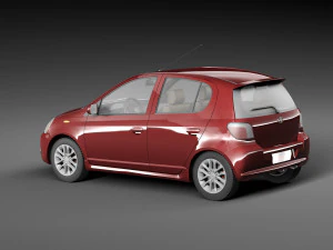 Toyota Vitz 3D Model