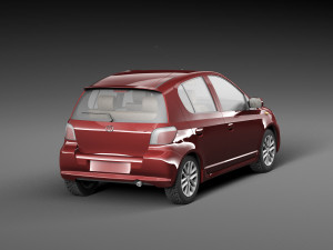 Toyota Vitz 3D Model
