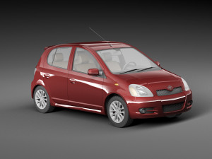Toyota Vitz 3D Model