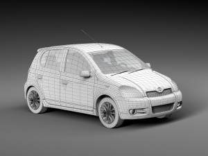 Toyota Vitz 3D Model