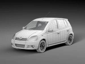 Toyota Vitz 3D Model