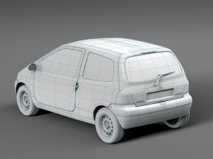 Renault Twingo 1993 3D Model