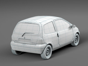 Renault Twingo 1993 3D Модель