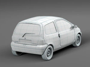 Renault Twingo 1993 3D Model
