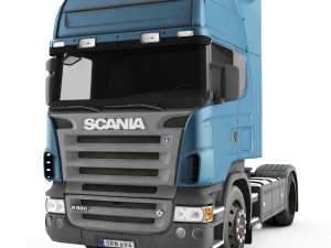 Truck Scania R580 3D Model