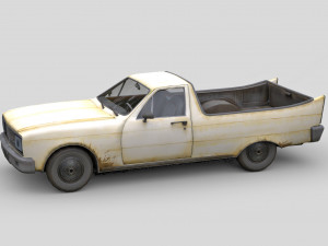 Old Generic Pickup Modelo 3D