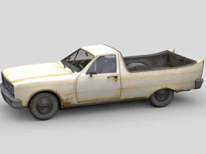 Old Generic Pickup 3D Model