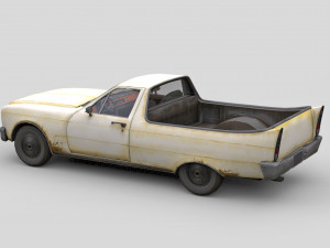Old Generic Pickup Modelo 3D