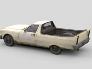 Old Generic Pickup 3D Model
