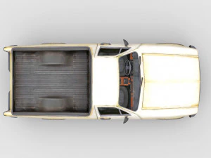Old Generic Pickup 3D Model