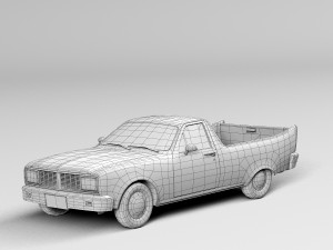 Old Generic Pickup Modelo 3D