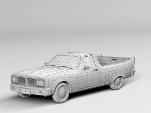 Old Generic Pickup 3D Model