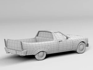 Old Generic Pickup 3D Model