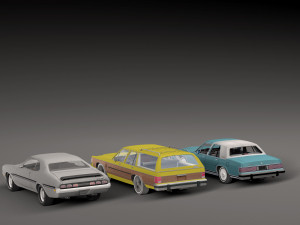 Complete Vehicle Pack cars Mercury Modelo 3D