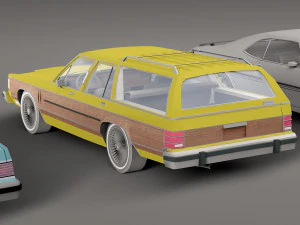 Повний пакет автомобілів Mercury 3D Модель