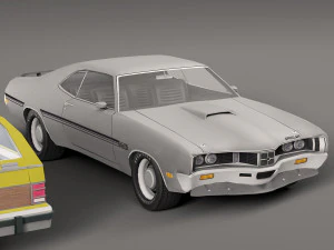 Повний пакет автомобілів Mercury 3D Модель