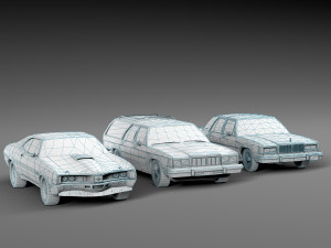 Complete Vehicle Pack cars Mercury Modelo 3D