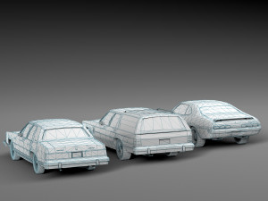 Complete Vehicle Pack cars Mercury Modelo 3D