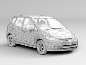 Honda Fit 3Dモデル