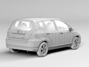 Honda Fit 3D Model