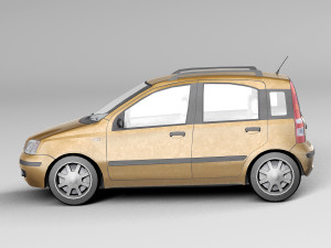 Fiat Panda 3D मॉडल