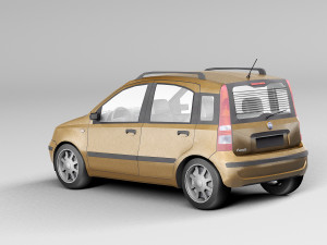 Fiat Panda 3D मॉडल